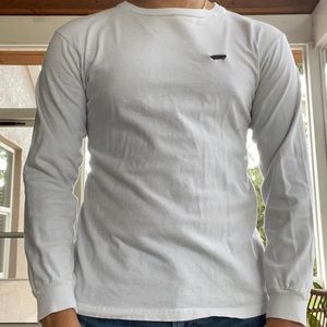 Vans white long sleeve